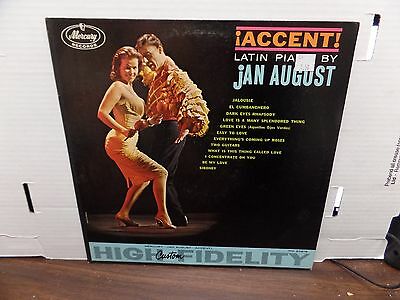 Latin Piano by jAn August Mercury MG-20618 33rpm 080316DBE