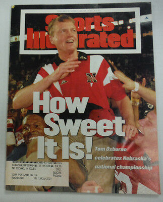 Sports Illustrated Magazine Tom Osborne Nebraska WITH ML January 1995 071615R2