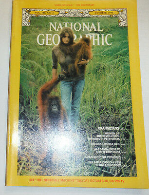National Geographic Magazine Orangutans & Arab World October 1975 121314R2