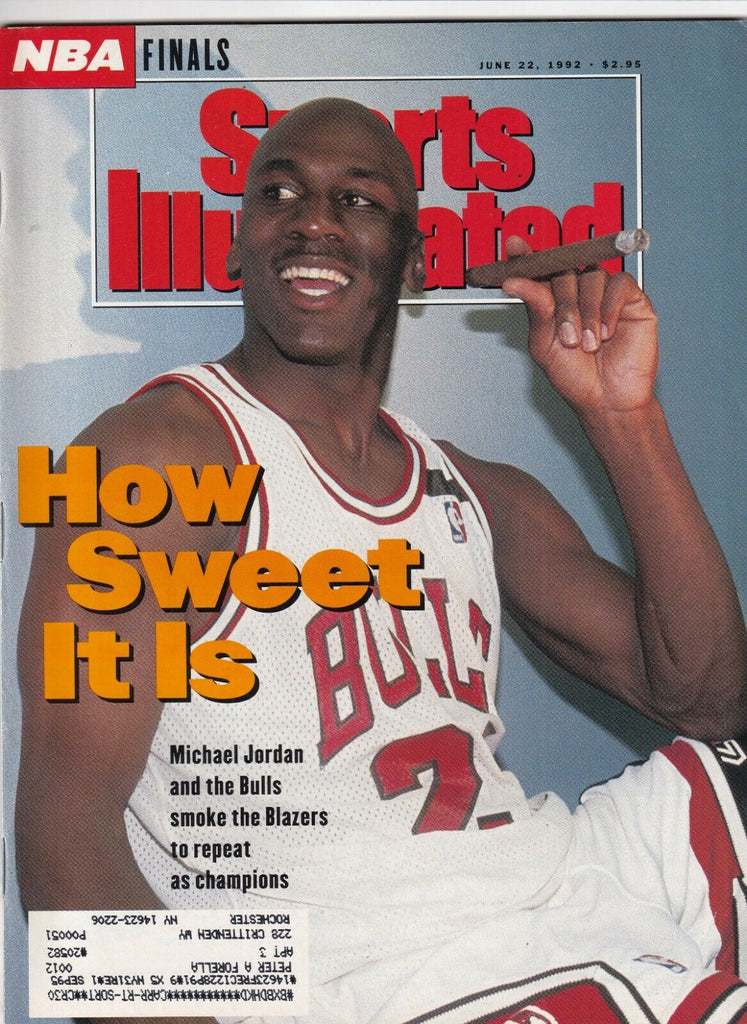 Sports Illustrated Michael Jordan NBA Finals June 22, 1992 091619nonr