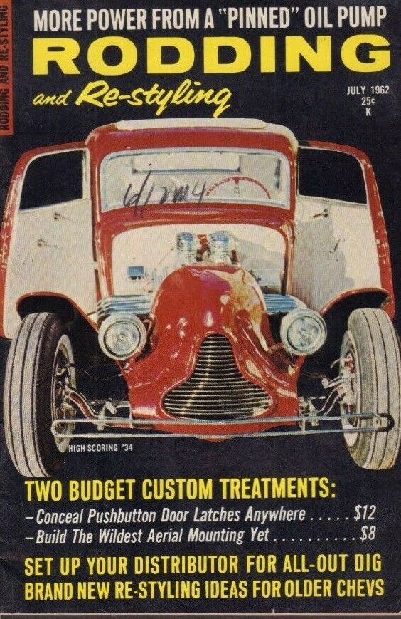 Rodding and Re-Styling July 1962 Grier Lowry Don Elliot 122218DBE