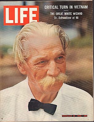 Life Magazine February 19 1965 Birthday Dr. Schweitzer VG 051816DBE2