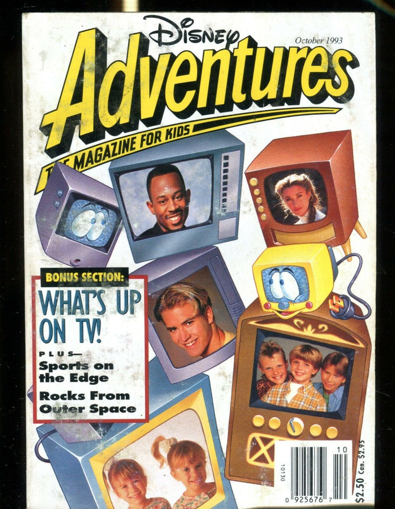 Disney Adventures Magazine October 1993 What's Up On TV VG No ML 013117jhe