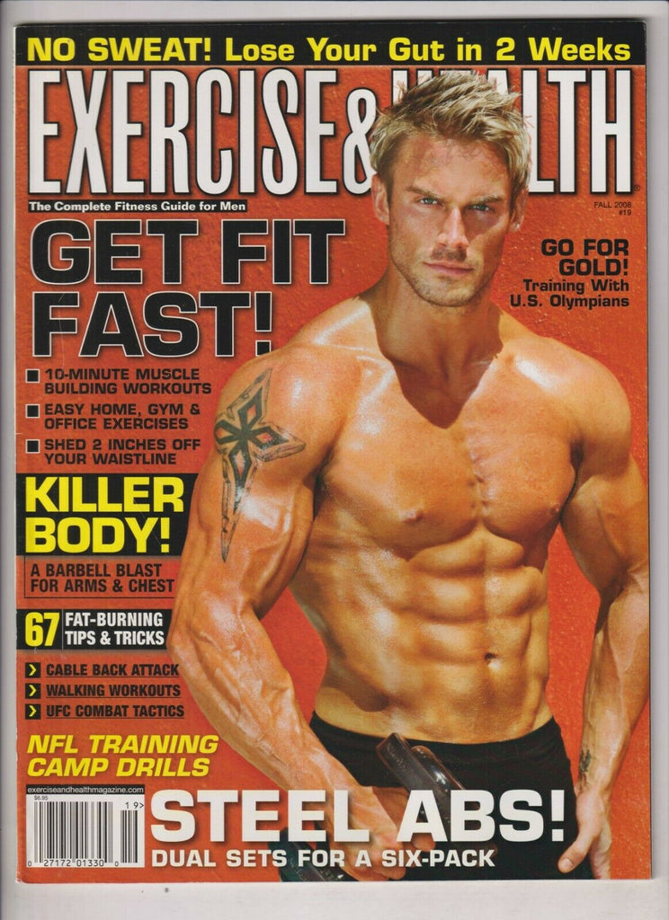 Exercise & Health Mag Frank Shamrock Brendan Hansen Fall 2008 030720nonr