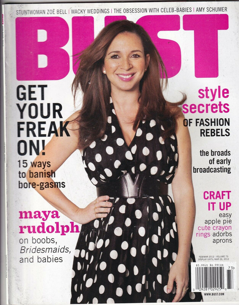 Bust Magazine Maya Rudolph Style Secrets February/March 2012 090319nonr