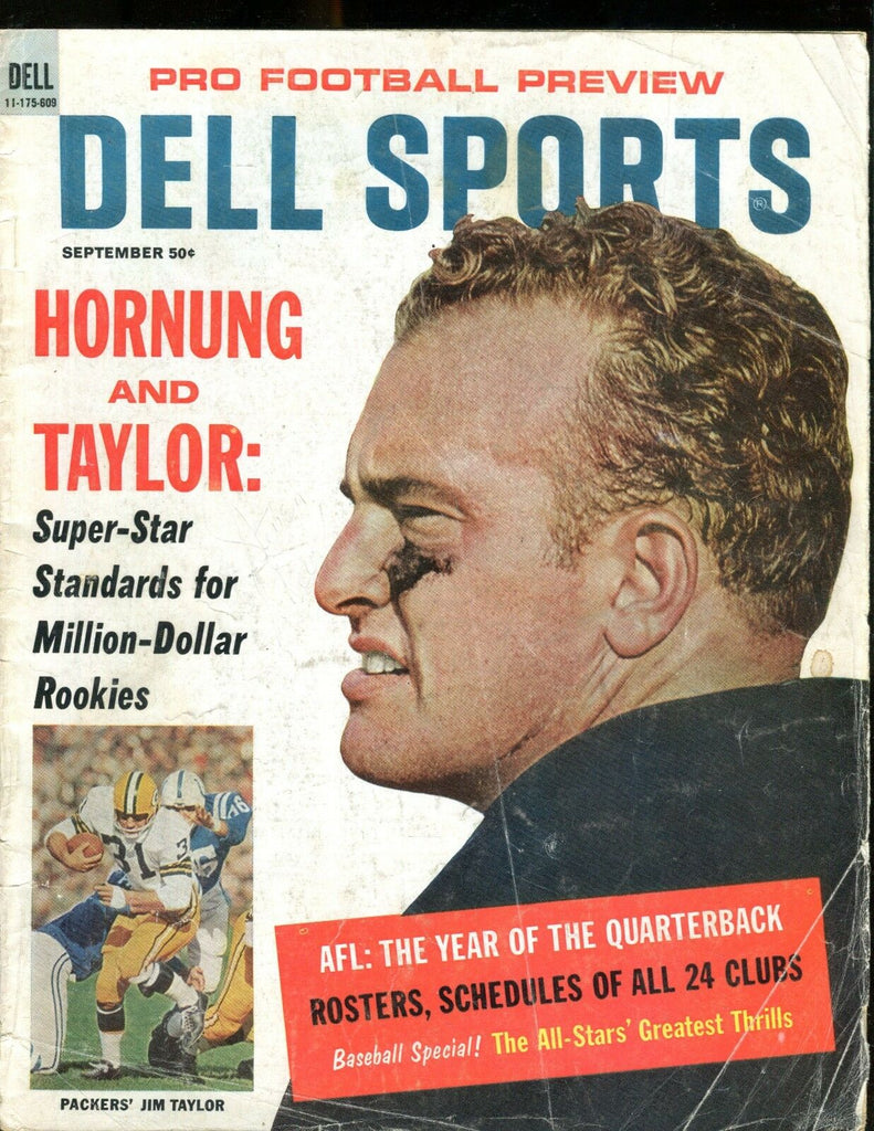 Dell Sports Pro Football Preview Magazine September 1966 VG No ML 010917jhe