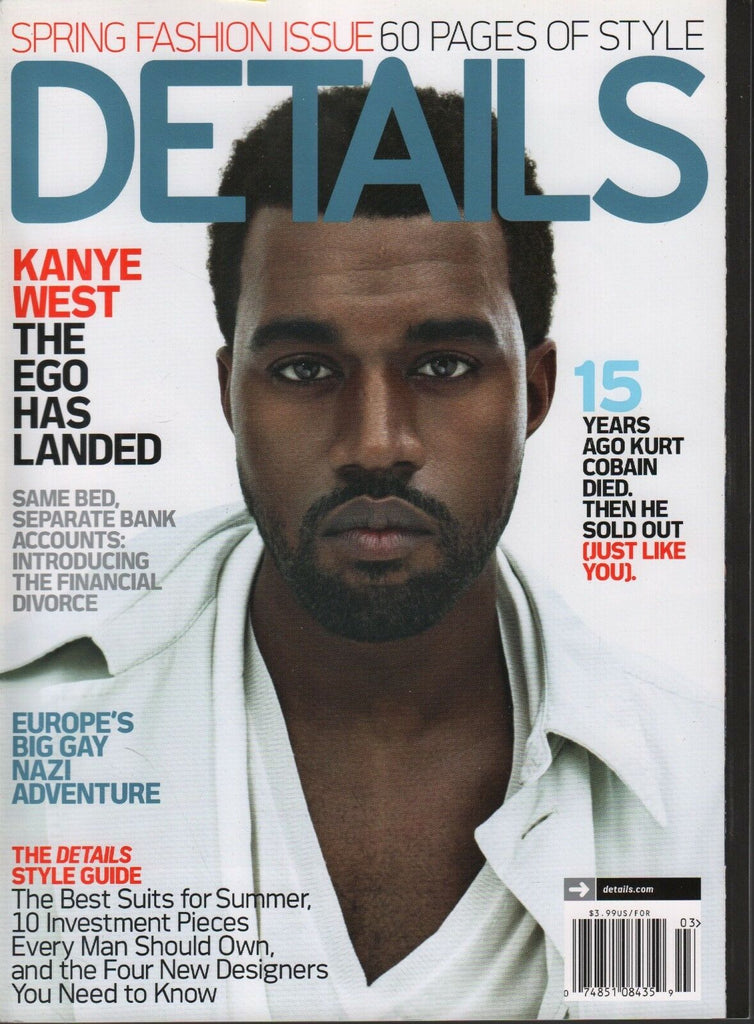 Details March 2009 Kanye West Kurt Cobain 062218DBF