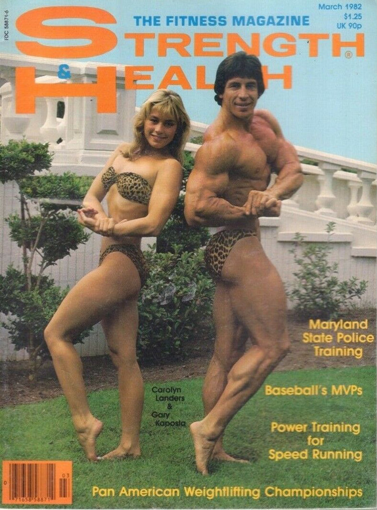 Strength & Health March 1982 Carolyn Landers Gary Kaposta 121718DBE