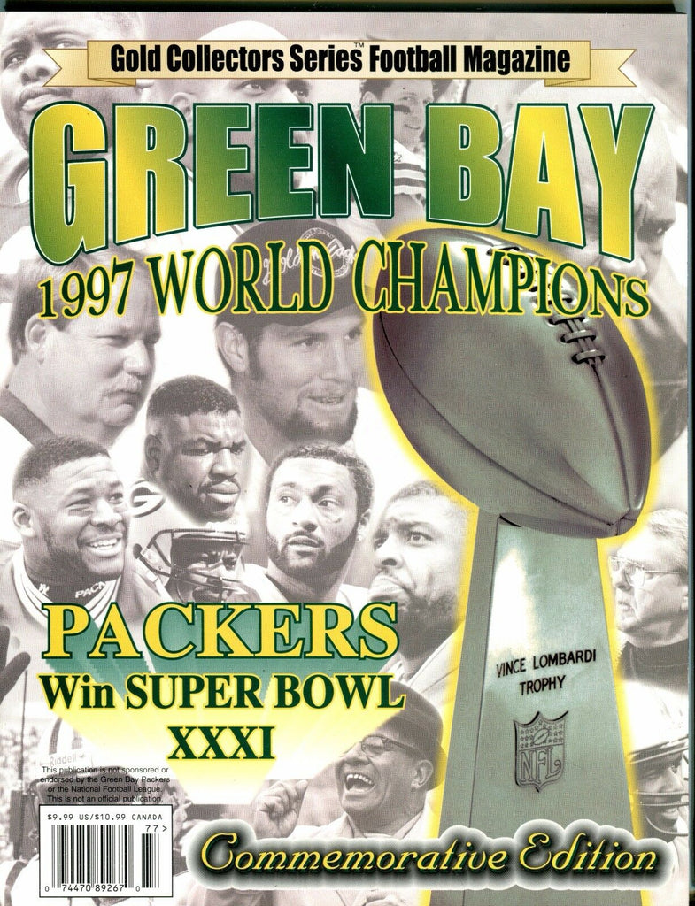 Green Bay Packers 1997 World Champions Commemorative Magazine EX 060617nonjhe