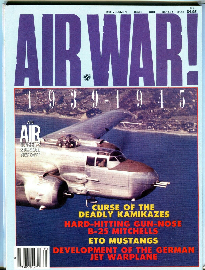Air War! Magazine 1986 Volume 1 1939-1945 EX No ML 112316jhe
