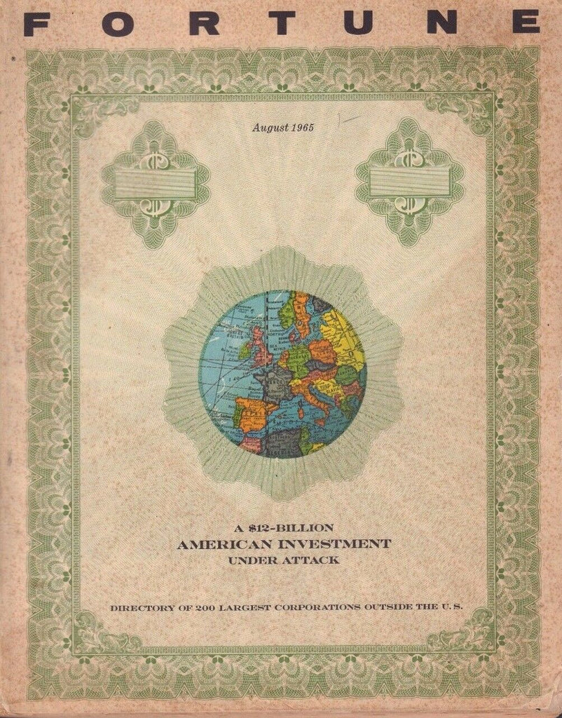Fortune August 1965 American Investment Fortune outside US top 200 103117nonDBE