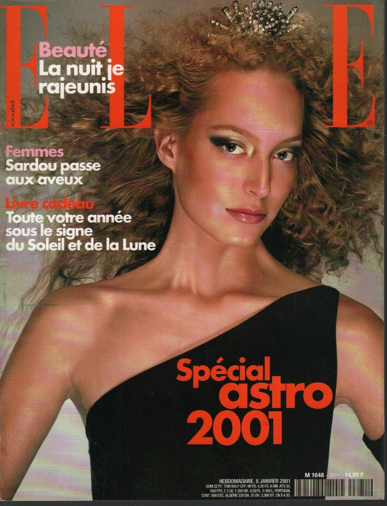 Elle French Fashion January 8 2001 Katarina Hakanson Natalie Baye 101620ame