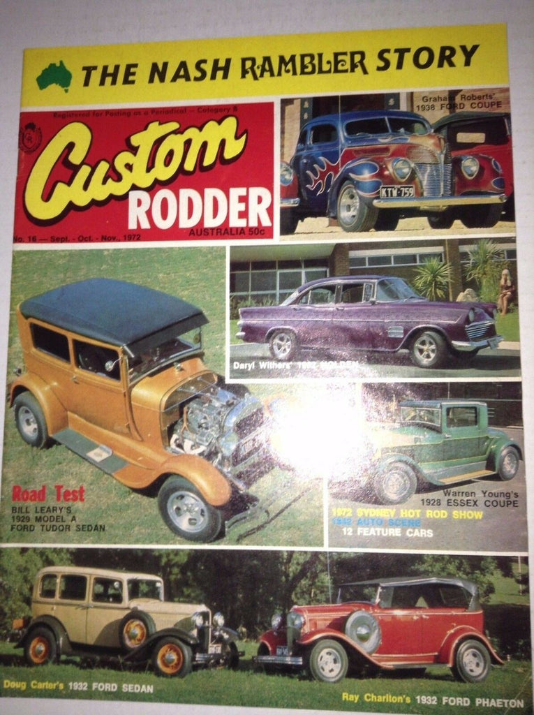 Custom Rodder Magazine Bill Leary Daryl Withers' November 1972 041917nonrh2