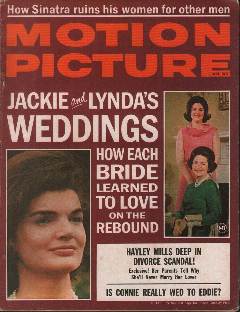 Motion Picture January 1968 Jackie Kennedy Onassis Hayley Mills 062519AME