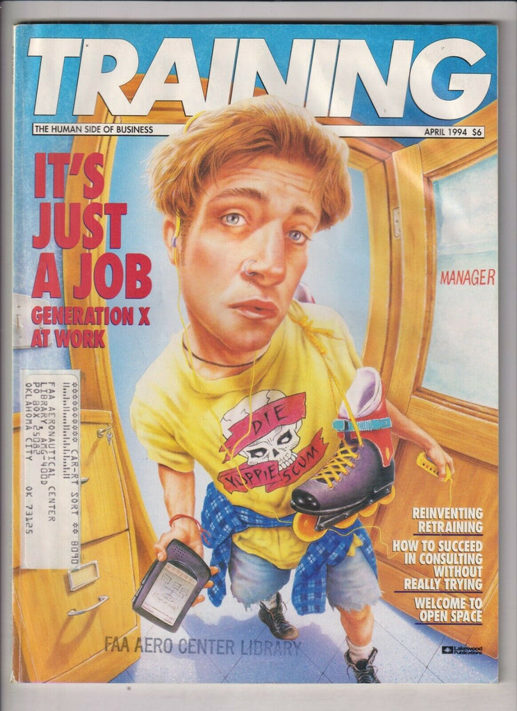 Training Mag Generation X At Work & Open Space April 1994 021920nonr