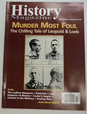 History Magazine Murder Most Foul Leopold & Loeb October/November 2009 052115R2