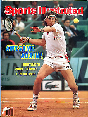 Sports Illustrated Magazine June 15 1981 Bjorn Borg EX 031516jhe