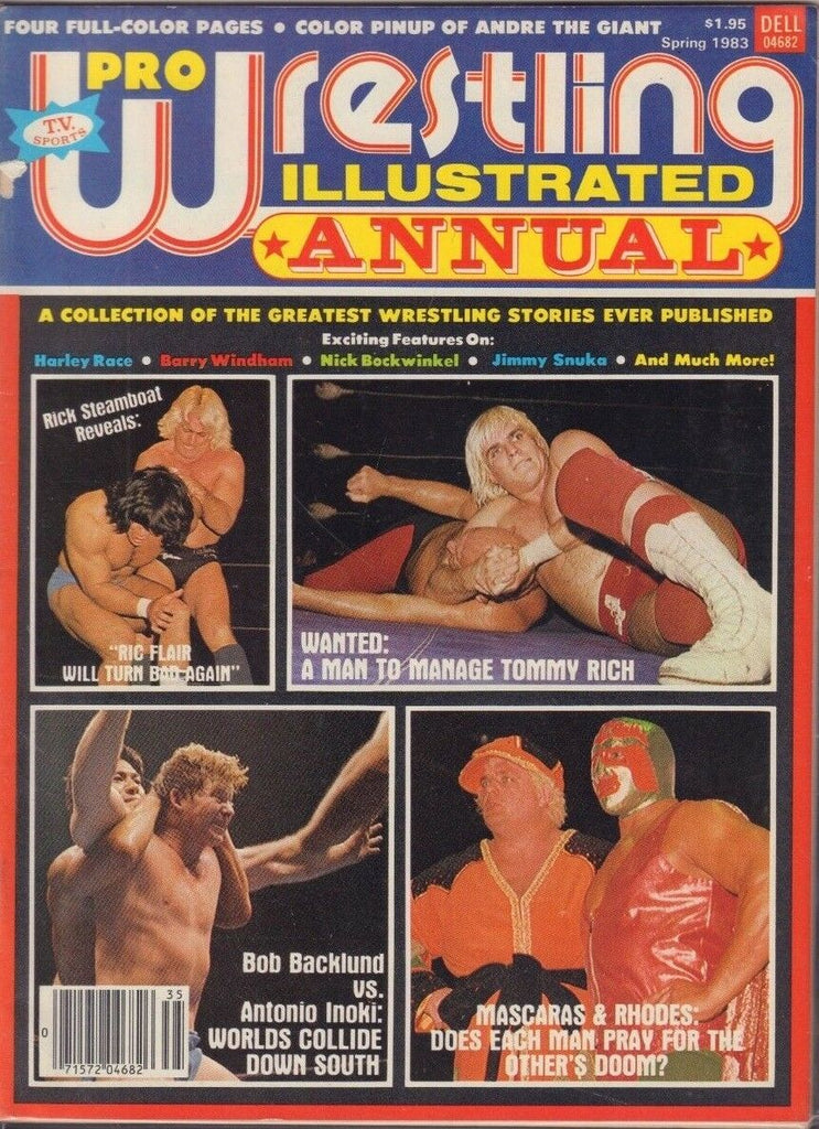 Pro Wrestling Annual Spring 1983 Tommy Rich Dusty Rhodes Bob Backlund 010519DBE