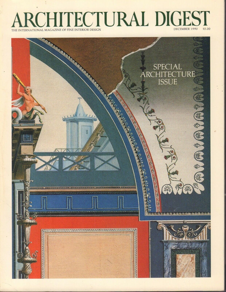 Architectural Digest December 1990 Special Architecture Issue 021617DBE