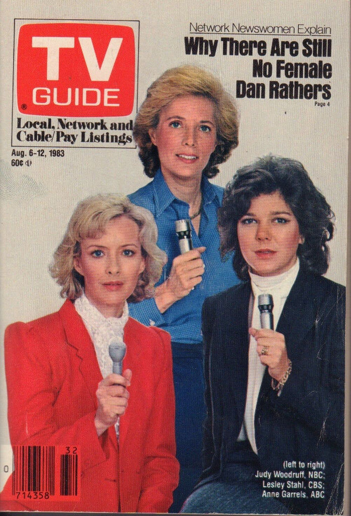 TV Guide Magazine August 6-12 1983 Judy Woodruff 090917nonjhe