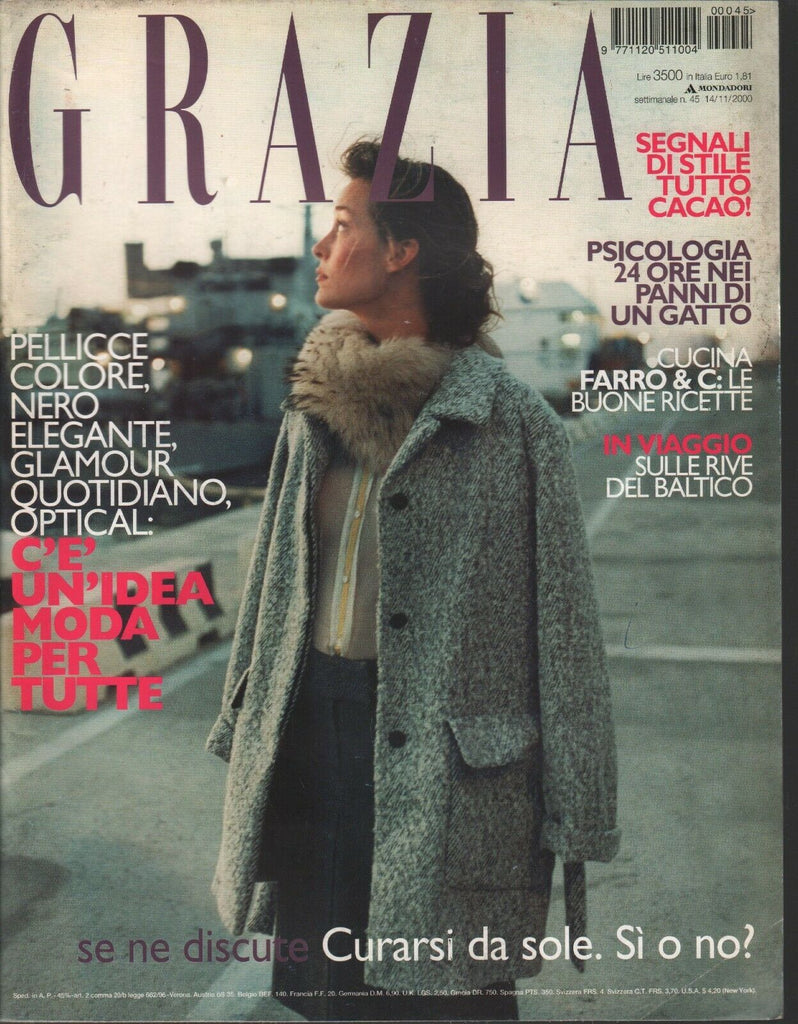 Grazia Italian Fashion Magazine November 14 2000 Rebecca Rai 101220ame2