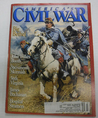 America's Civil War Magazine Big Bethel & John Wilkes March 1993 081215R