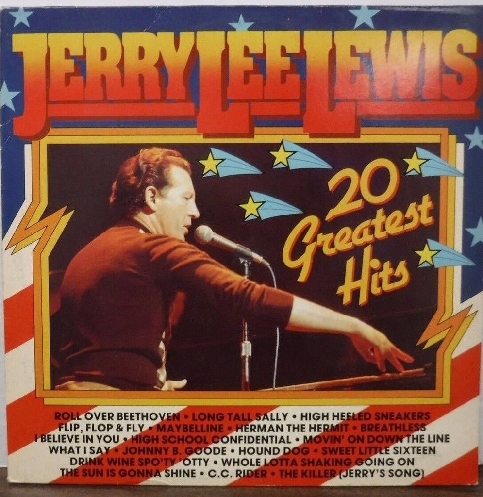 Jerry Lee Lewis 20 Greatest Hits 33RPM EV013 112516LLE #2