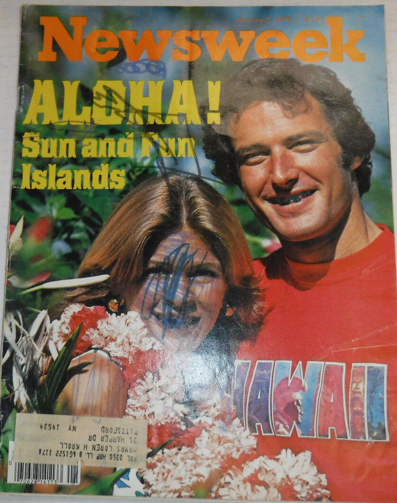 Newsweek Magazine Sun And Fun Islands January 2, 1978 101016R2