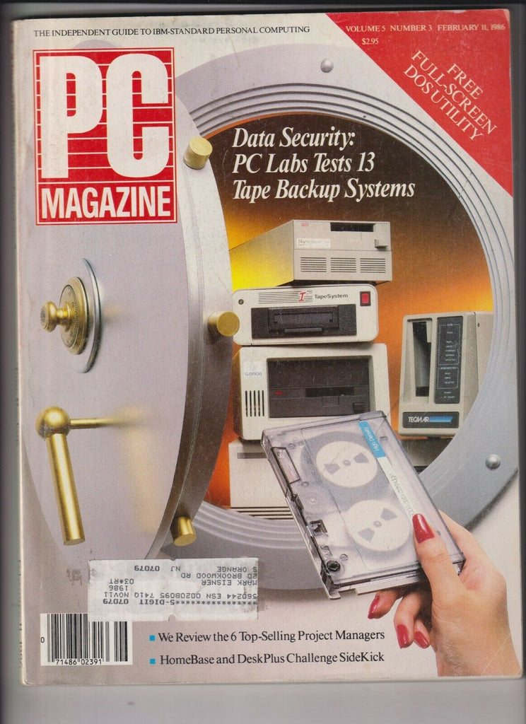 PC Magazine Data Security PC Tests 13 Backup Systems February 11 1986 120619nonr