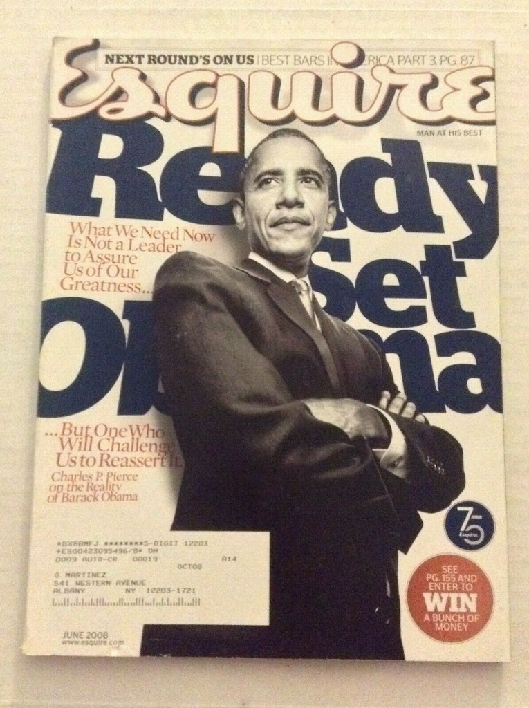 Esquire Mag Barack Obama Charles Pierce June 2008 081419nonrh