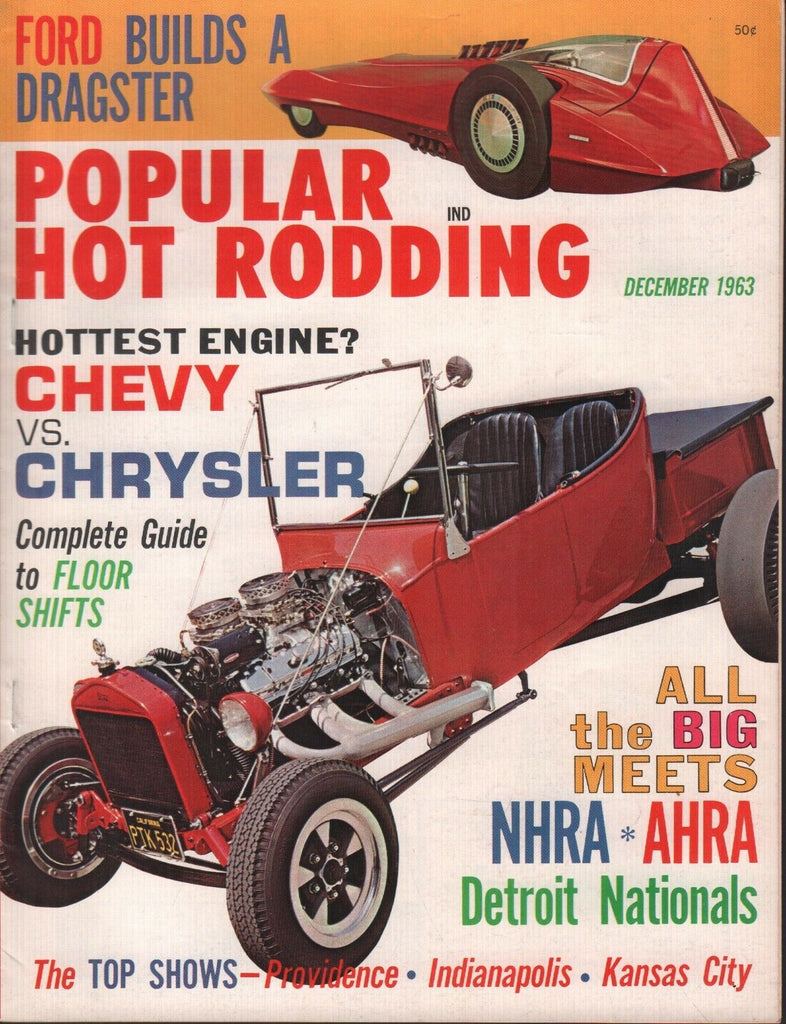 Popular Hot Rodding December 1963 Chevy vs Chrysler Kansas City 011719AME