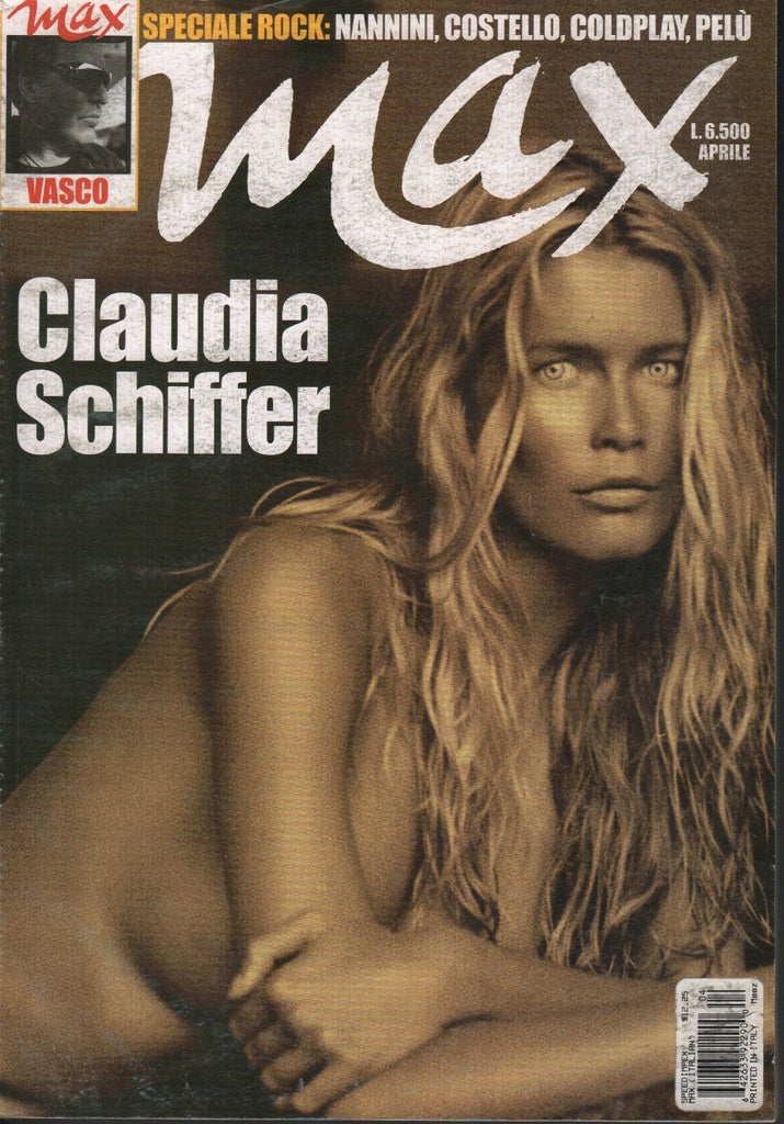 Max Italian Fashion Mag April 2001 Cladia Schuffer Benicio Del Toro 082418DBE