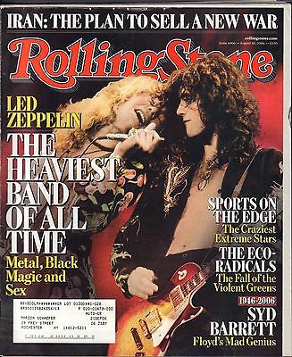 Rolling Stone August 10 2006 Led Zeppelin, Syd Barrett w/ML GD 082916DBE