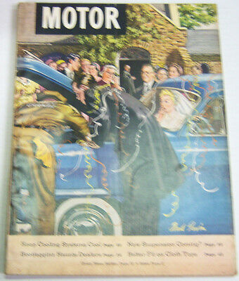 Motor Magazine Cover Art By Fred Irvin Pin Fitting June 1954 040213R