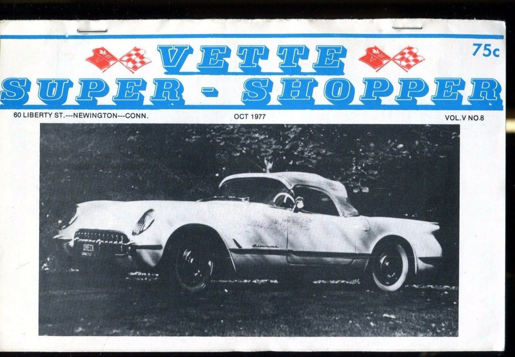 Vette Super Shopper Corvette October 1977 EX 030117nonjhe