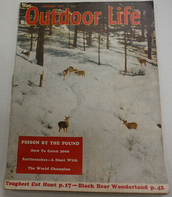 Outdoor Life Magazine Poison By The Pound January 1957 062415R2