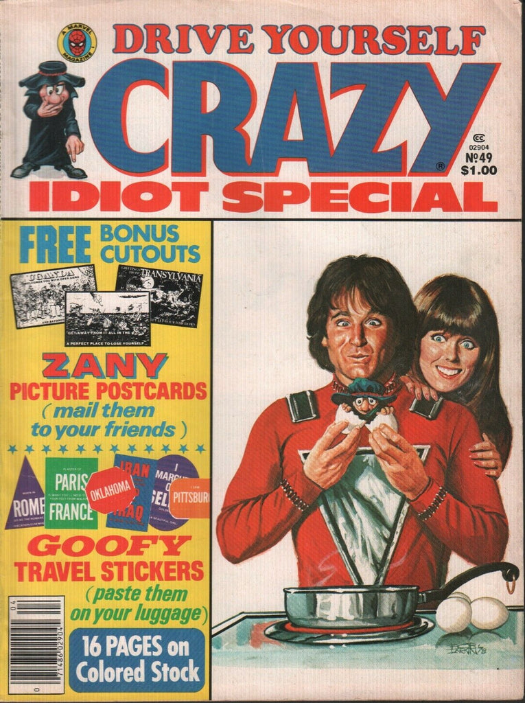 Drive Yourself Crazy Idiot Special April 1979 Marvel Robin Williams 021819AME