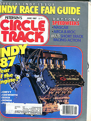 Petersen's Circle Track Magazine June 1987 Indy '87 VG 060316jhe