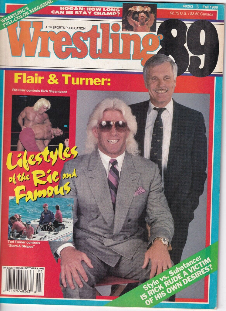 Wrestling 89 Magazine Hulk Hogan Ric Flair Fall 1989 012919nonr