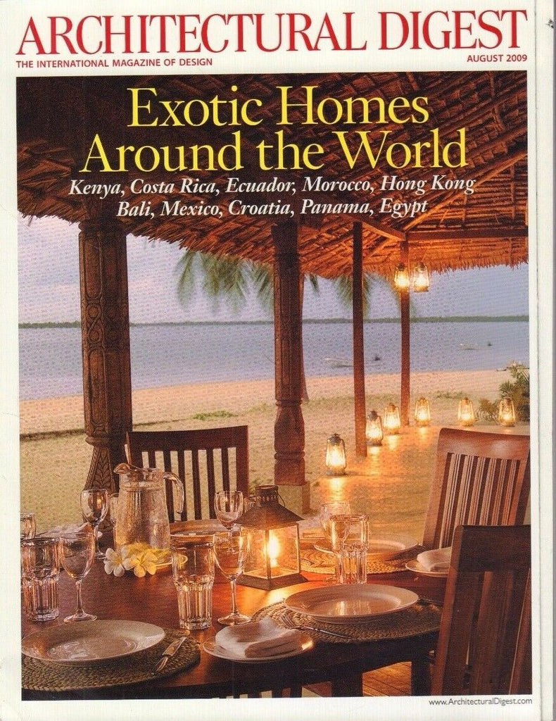 Architectural Digest August 2009 Exotic Homes Around the World 021517DBE2