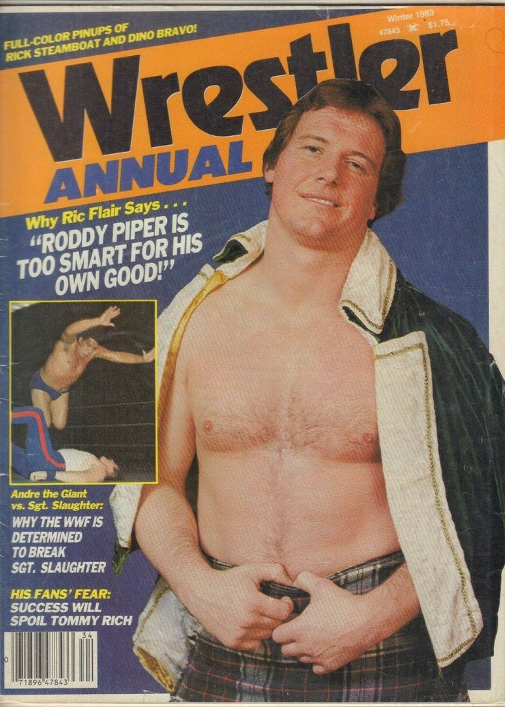 Wrestler Annual Winter 1983 Ric Flair Rick Steamboat Sgt. Slaughter 030219DBE