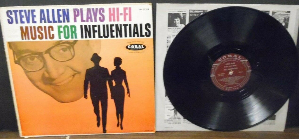 Steve Allen Plays Hi-Fi music for Influentials vinyl CRL57218 012719LLE