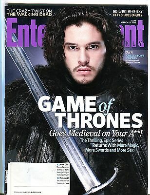 Entertainment Weekly Magazine March 23 2012 Kit Harington EX 083016jhe