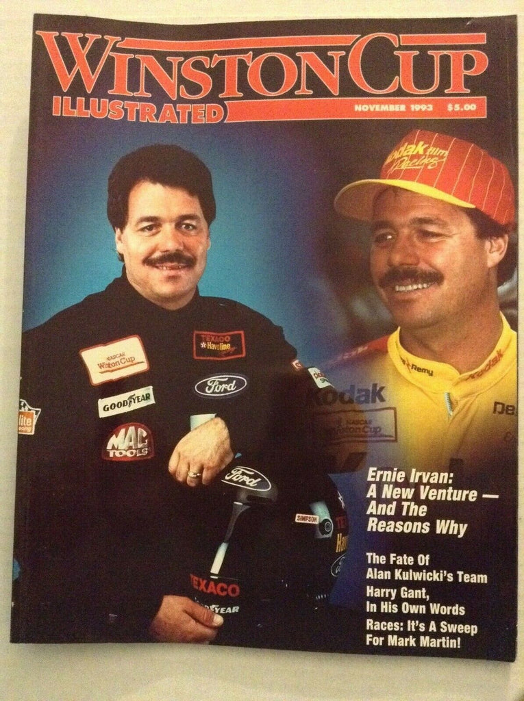 Winston Cup Illustrated Ernie Irvan Aln Kulwicki November 1993 082819nonrh