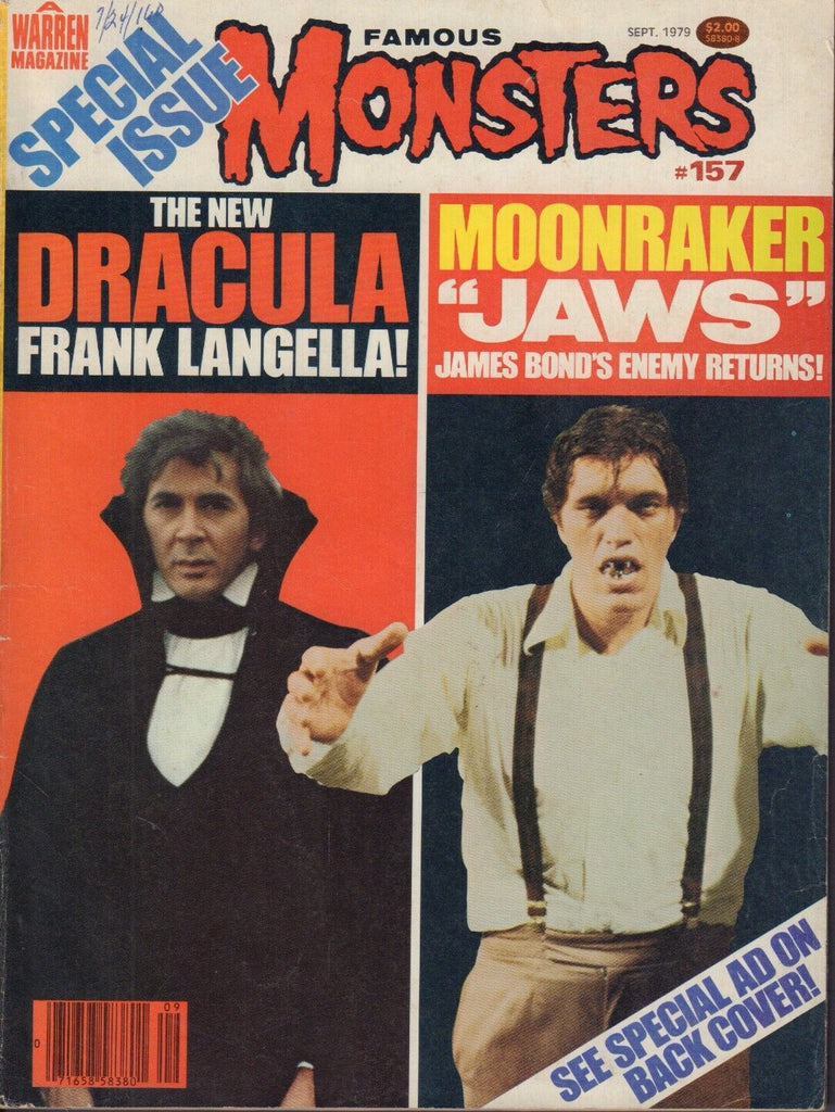 Famous Monsters September 1979 Frank Langella, Moonraker 022817nonDBE2