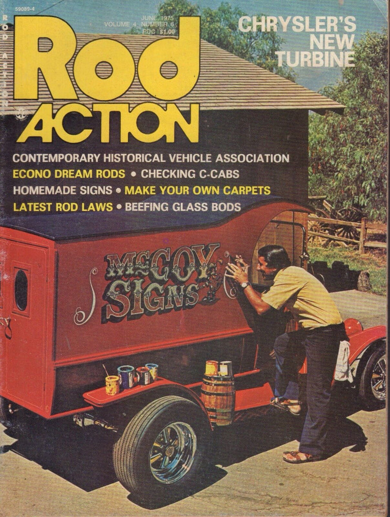 Rod Action Magazine June 1975 Chrysler New Turbine 082517nonjhe