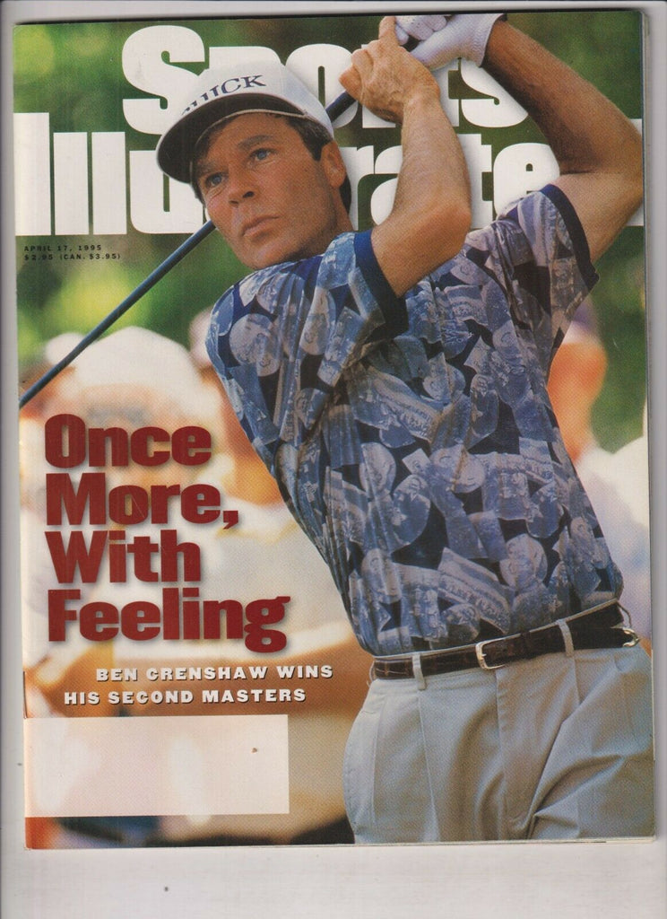 Sports Illustrated Mag Ben Crenshaw Wins Masters April 17, 1995 022120nonr