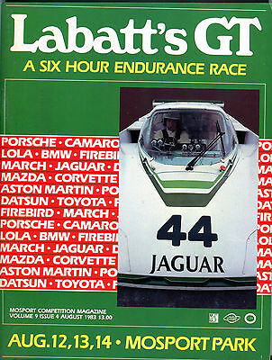 Labatt's GT August 1983 Program Mosport Park EX 061416jhe
