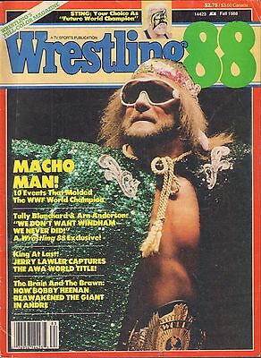 Wrestling 88 Fall 1988 Macho Man Randy Savage VG 050616DBE