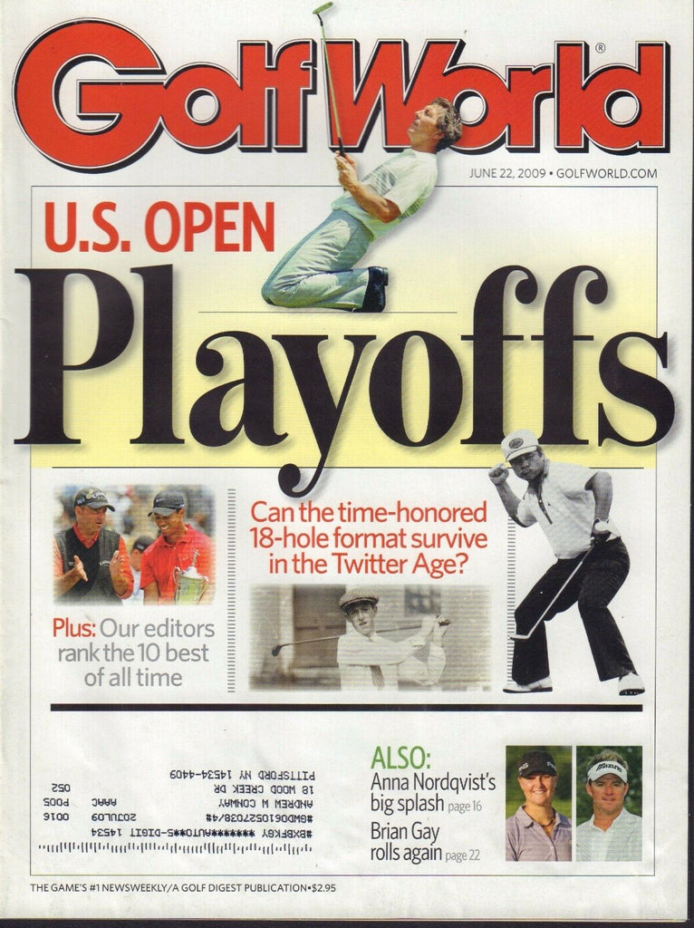 Golf World Magazine June 22 2009 Tiger Woods U.S. Open 072617nonjhe